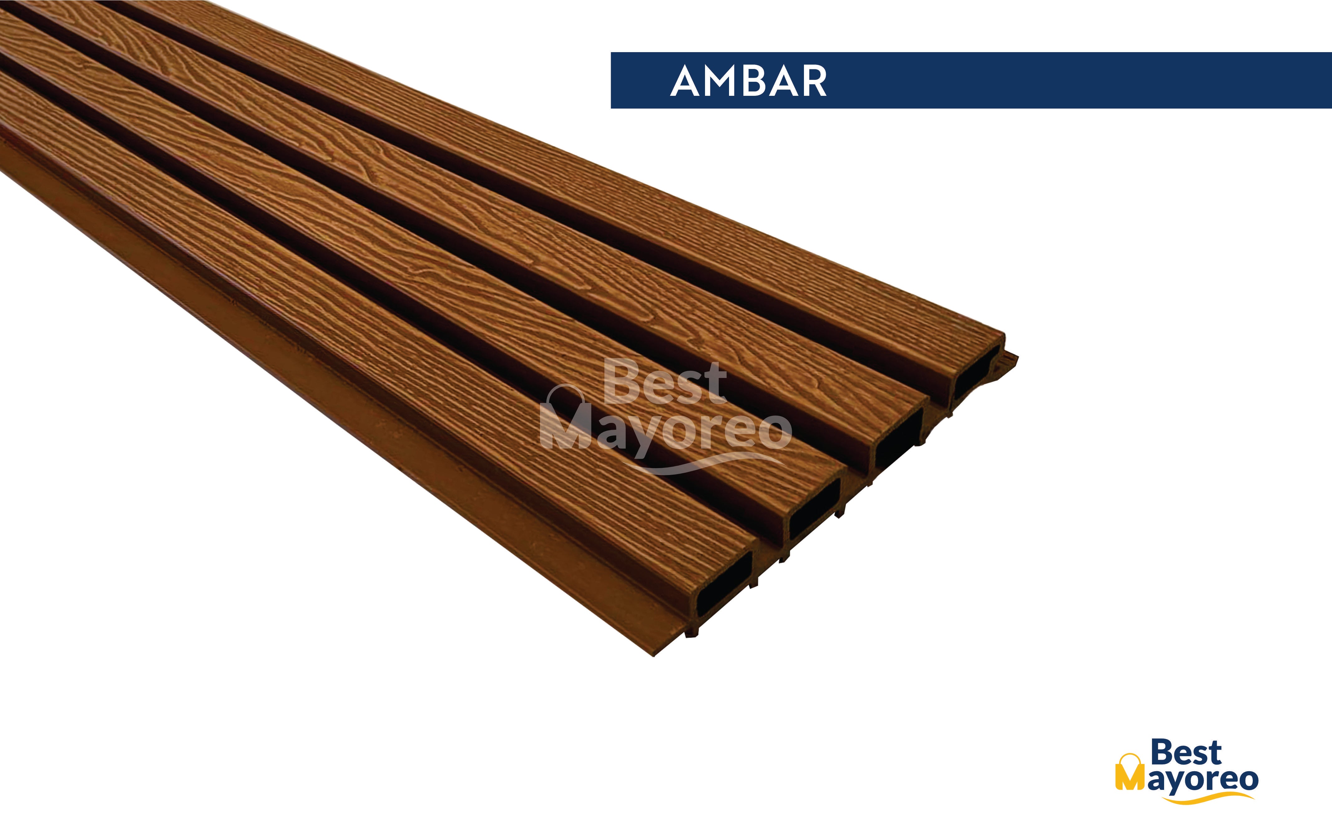 LAMBRIN EXTERIOR COLOR AMBAR 20X2.85 CAJA 5 PIEZAS