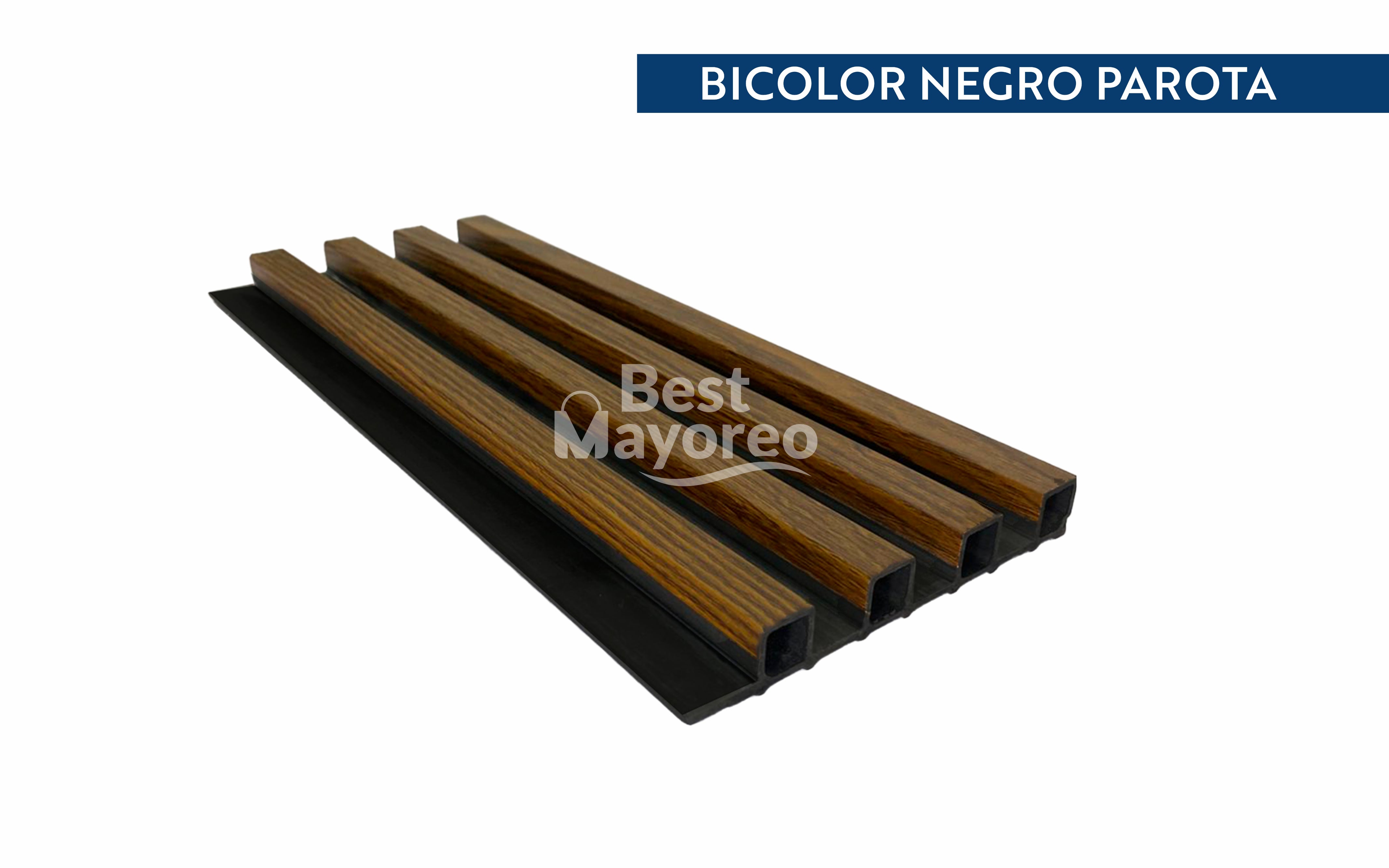 LAMBRIN INTERIOR BICOLOR PAROTA/NEGRO 16X2.90 CAJA 14 PIEZAS