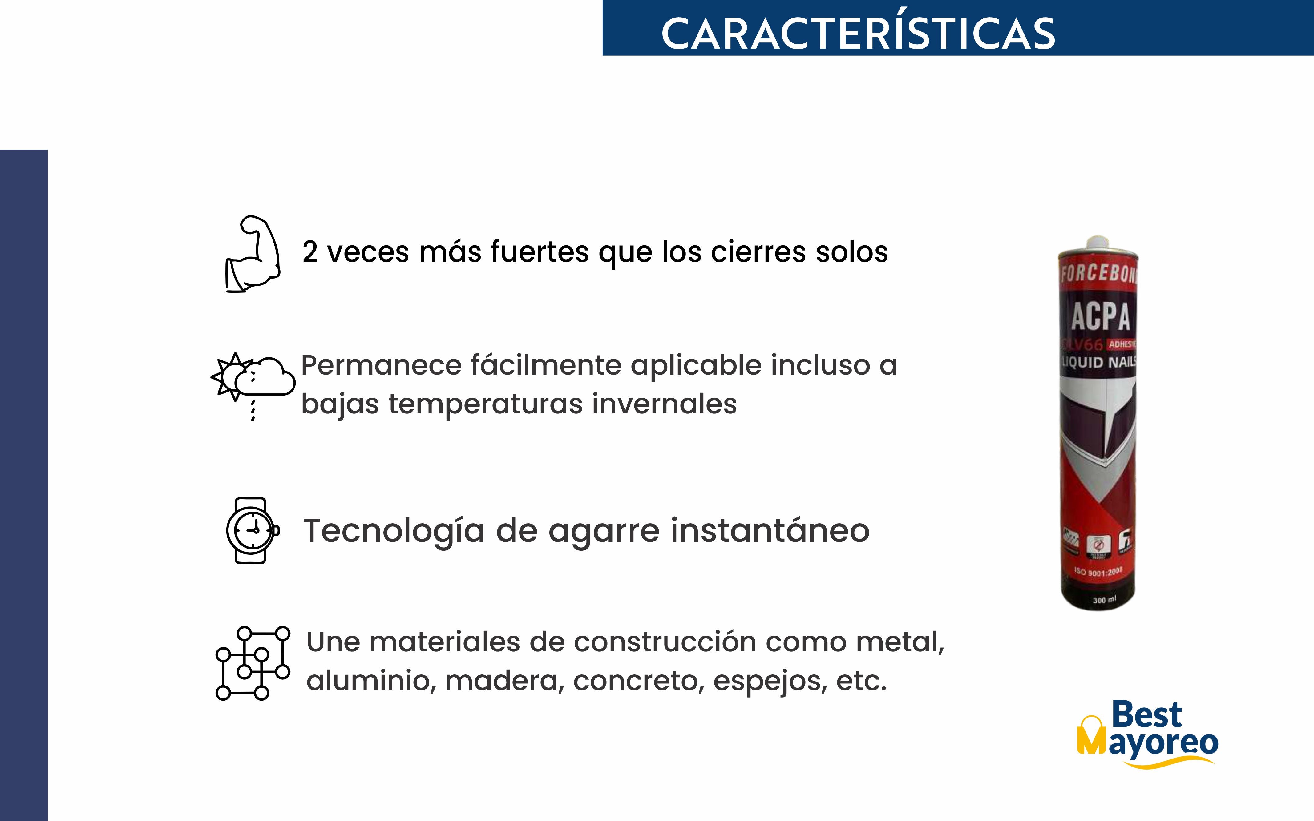 ADHESIVO SILICON FORCEBOND PARA COLOCAR LAMBRIN