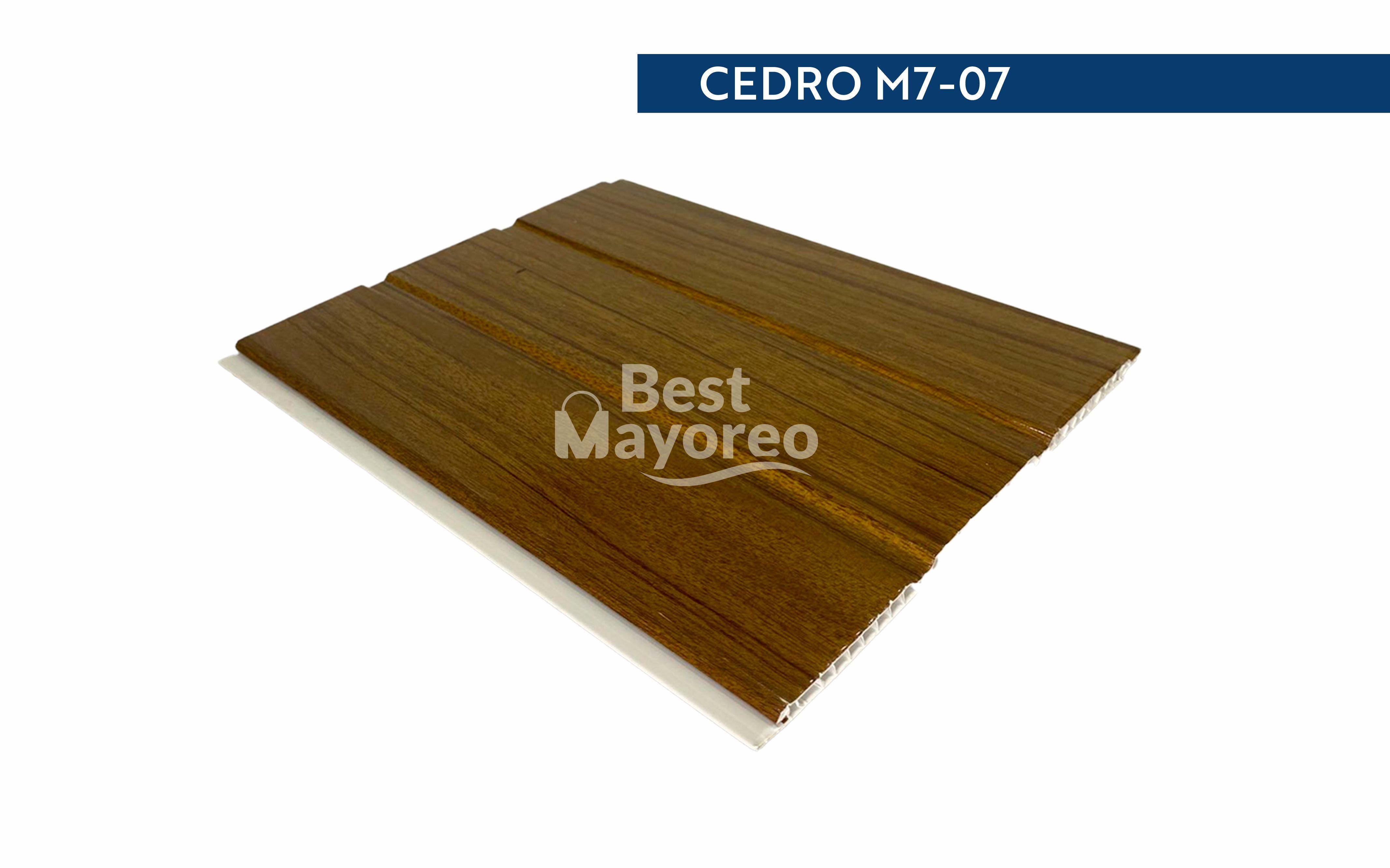 CEILING PVC / TABLON PARA TECHO PVC COLOR CEDRO