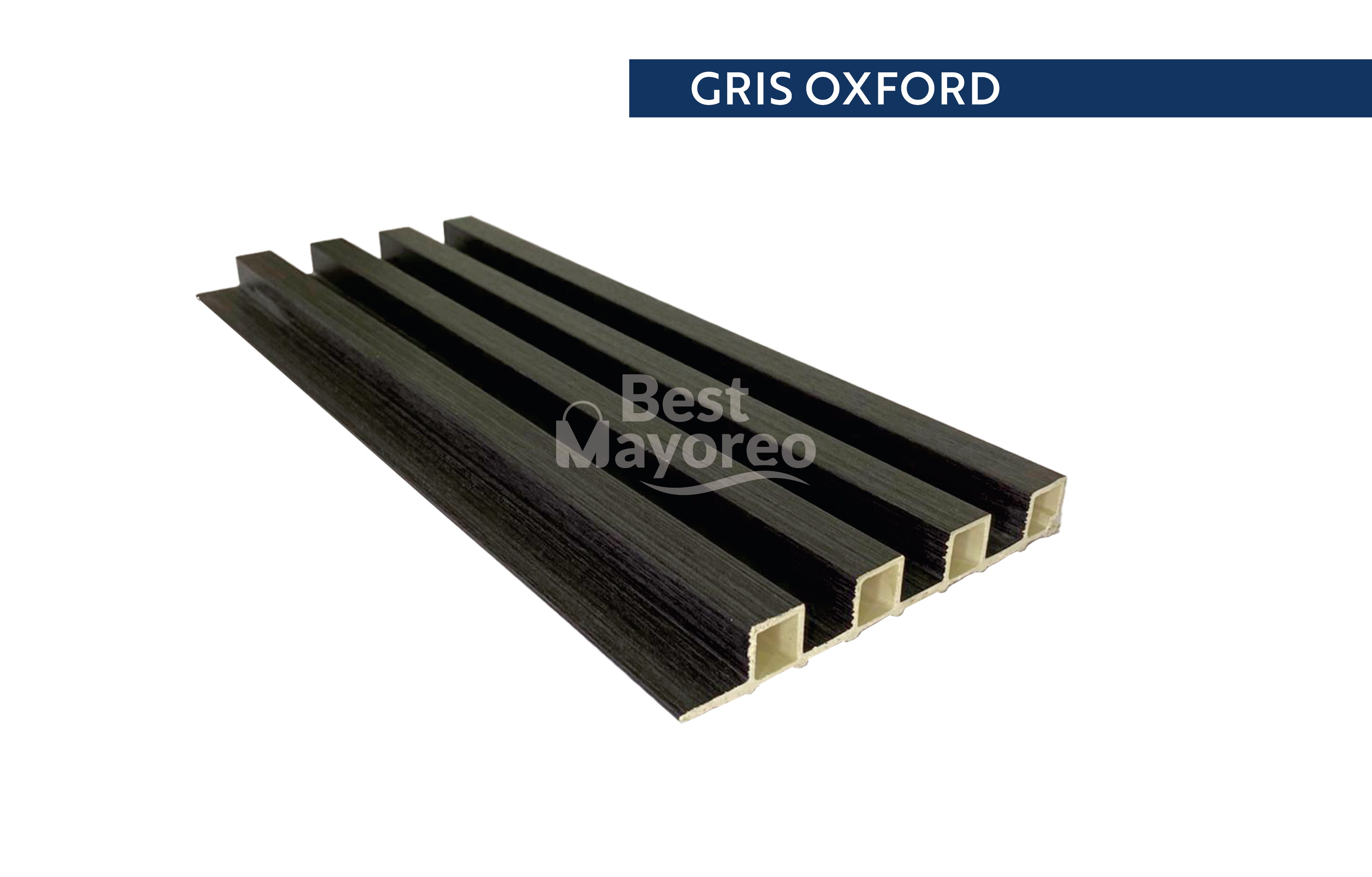 LAMBRIN INTERIOR COLOR GRIS OXFORD 16X2.90 CAJA 14 PIEZAS