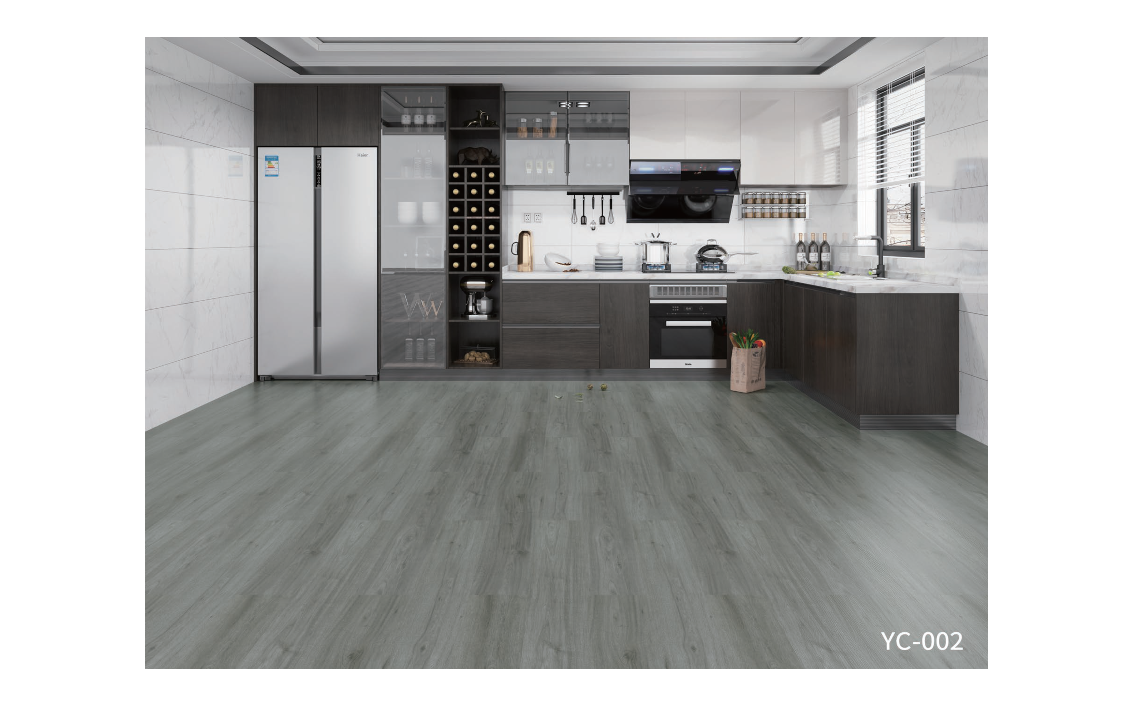 PISO SPC 5MM, GRIS URBANO, 4.94 M2 (22 PIEZAS DE 1220X184X5MM)