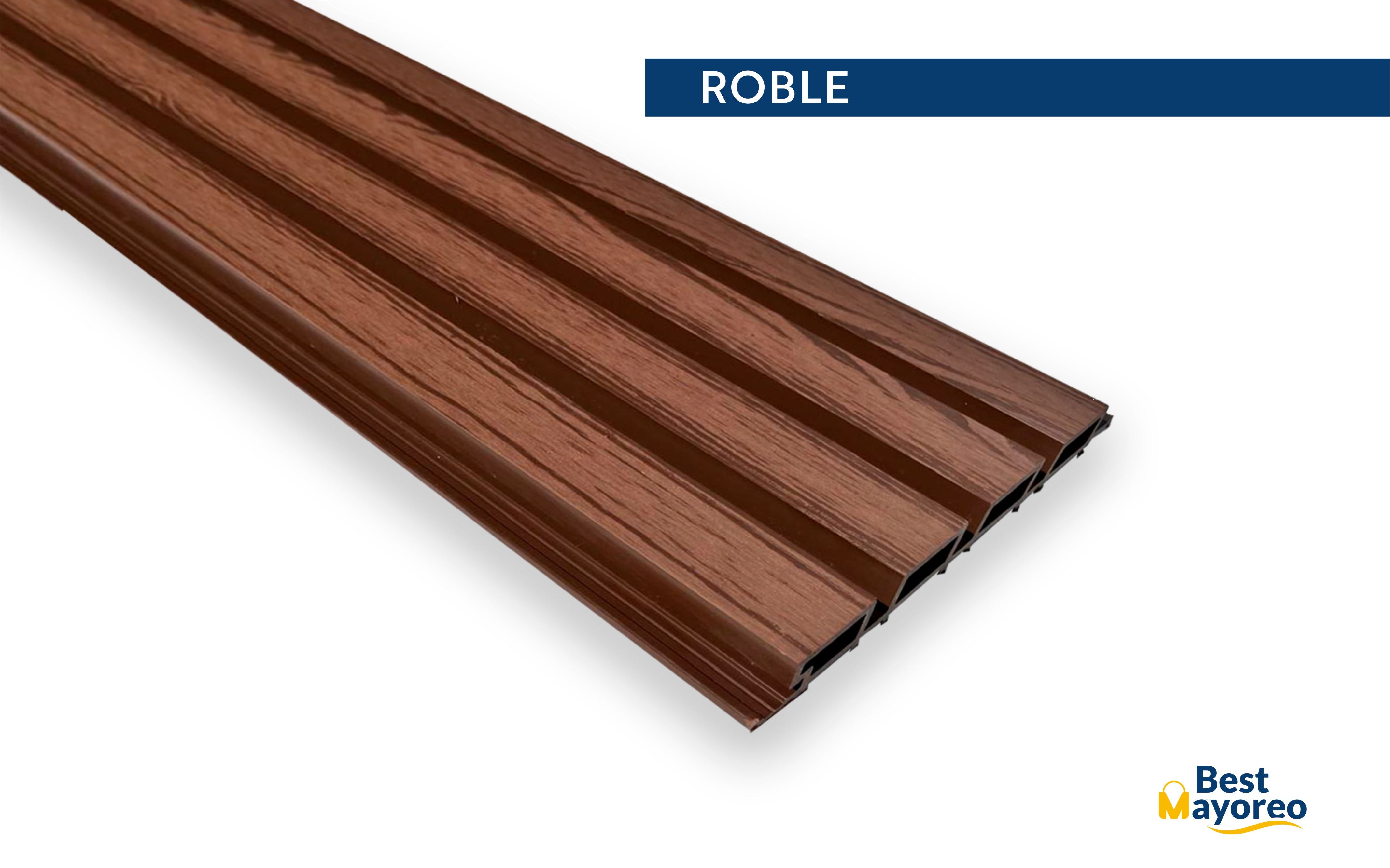 LAMBRIN EXTERIOR COLOR ROBLE 20X2.85 CAJA 5 PIEZAS