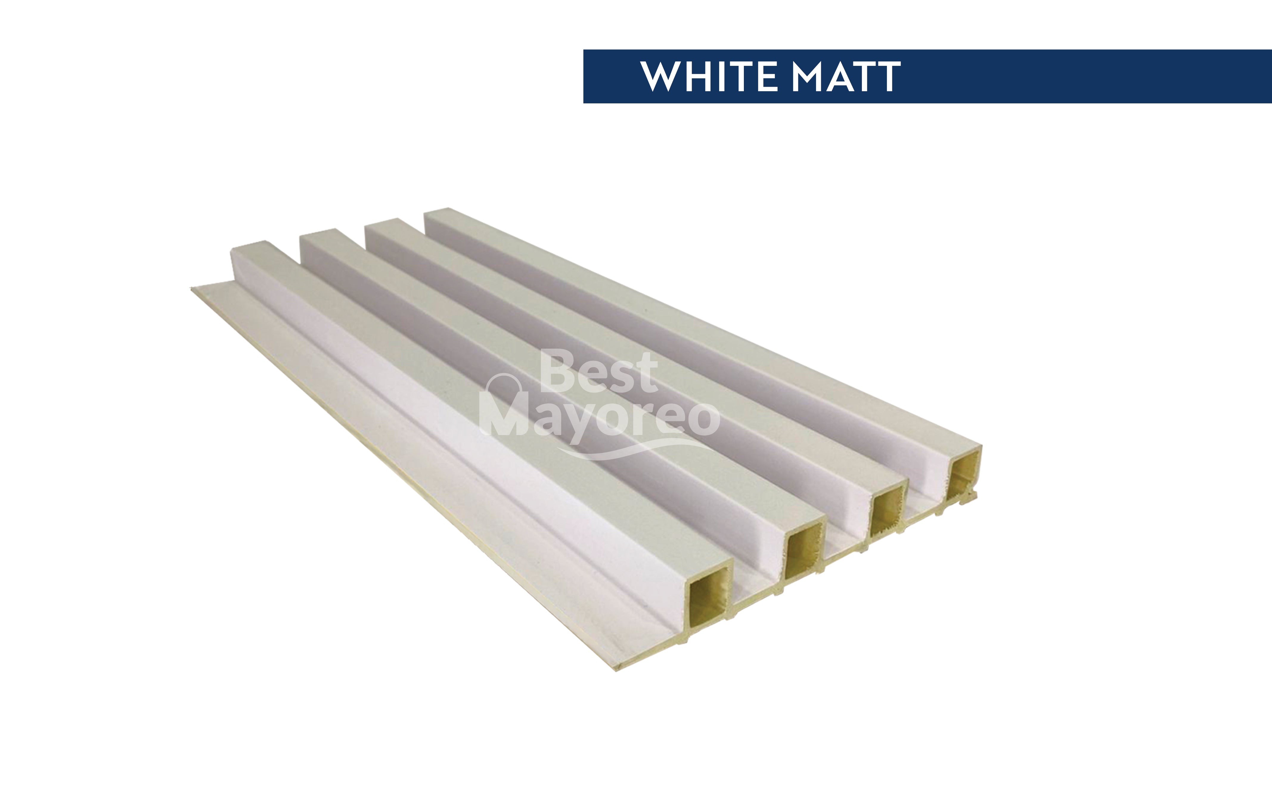 LAMBRIN INTERIOR COLOR WHITE MATT 16X2.90 CAJA 14 PIEZAS